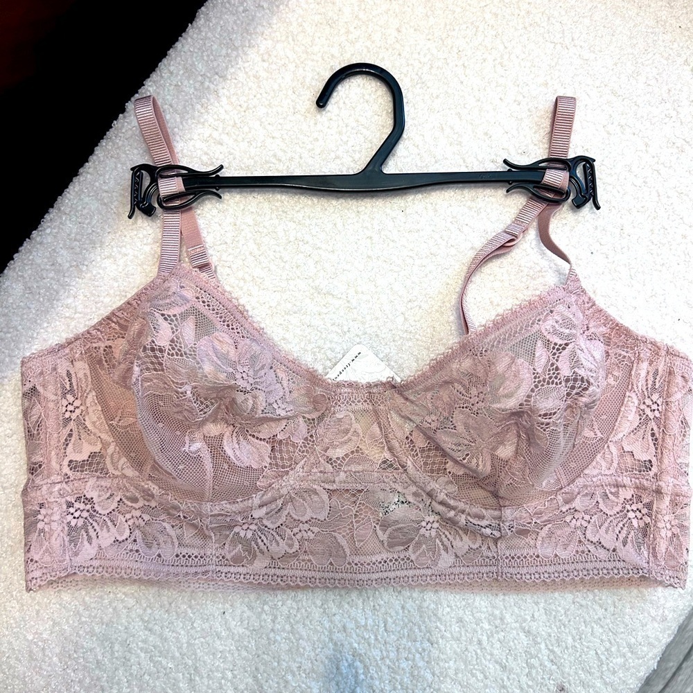 NWT Free People, Sorento Demi Longline Bra, Multiple Sizes in Sweet Nothings - Picture 2 of 6